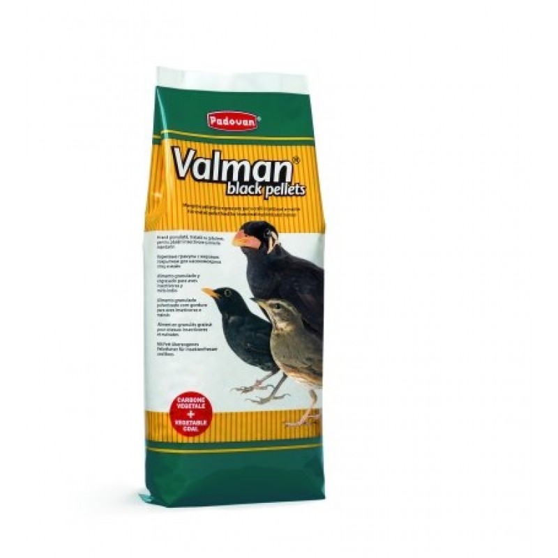 Padovan Valman Black Pellets /Храна За Насекомоядни Птици/-1кг Padovan Valman Black Pellets /Храна За Насекомоядни Птици/-1кг