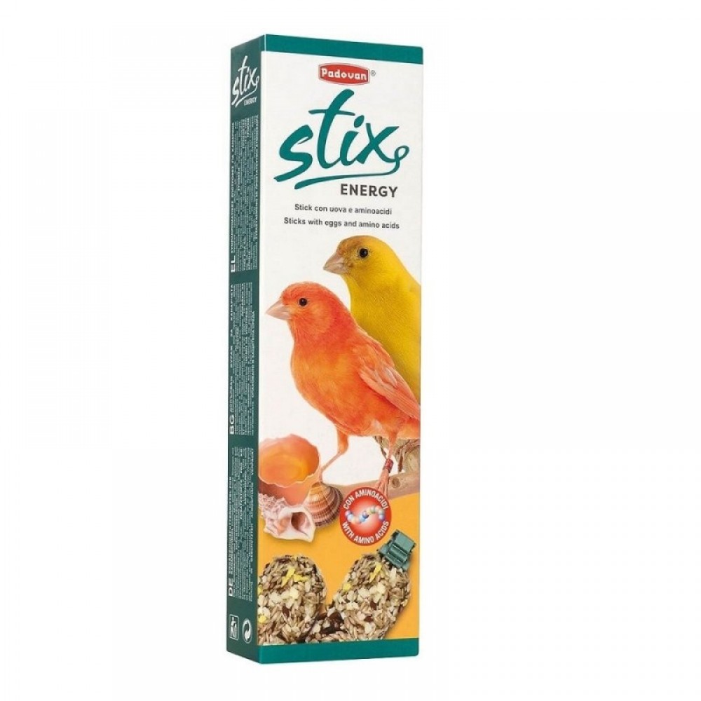 Padovan Stix Energy Canarini /Крекери С Яйце За Канрчета 2бр/-80гр Padovan Stix Energy Canarini /Крекери С Яйце За Канрчета 2бр/-80гр