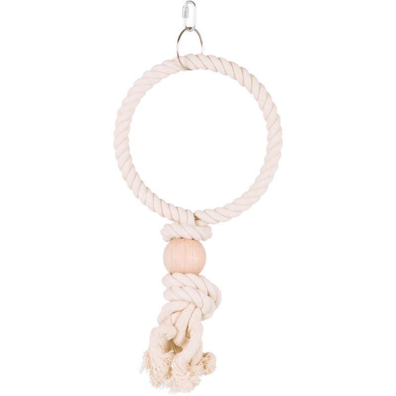Trixie Rope Ring For Cockatiels&Budgies /Въжен Ринг За Средни И Малки Папагали/-Ø19см Trixie Rope Ring For Cockatiels&Budgies /Въжен Ринг За Средни И Малки Папагали/-Ø19см