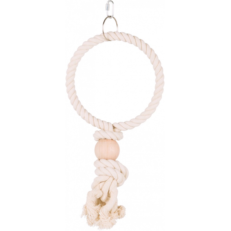Trixie Rope Ring For Parakeets&Cockatiels /Въжен Ринг За Средни Папагали/-Ø24см