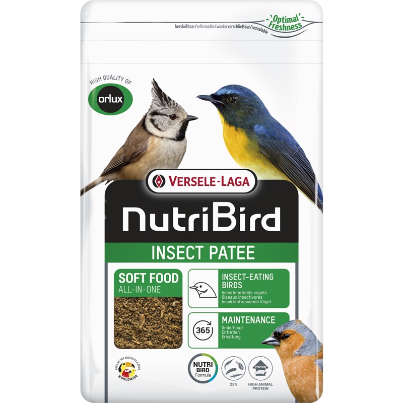Versele-Laga NutriBird Insect Patee /Пълноценна Храна За Насекомоядни Птички/-250гр