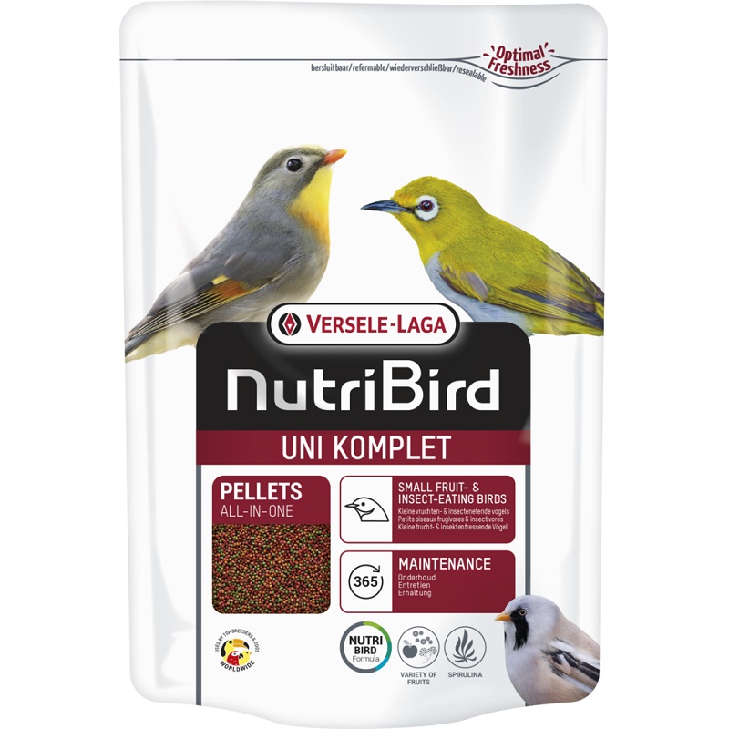 Versele-Laga NutriBird UNI Komplet /Пълноценна Екструдирана Храна За Дребни Насекомоядни И Плодоядни Птички/-1кг