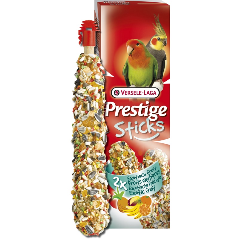 Versele-Laga Prestige Sticks Big Parakeets Exotic Fruit /Крекери За Средни Папагали С Екзотични Плодове/-2бр Versele-Laga Prestige Sticks Big Parakeets Exotic Fruit /Крекери За Средни Папагали С Екзотични Плодове/-2бр