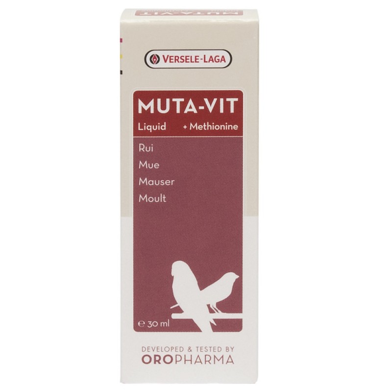 Versele-Laga Oropharma Muta-Vit Liquid /Комплекс От Течни Витамини Аминокиселини И Микроелементи За Добро Оперение/-30мл