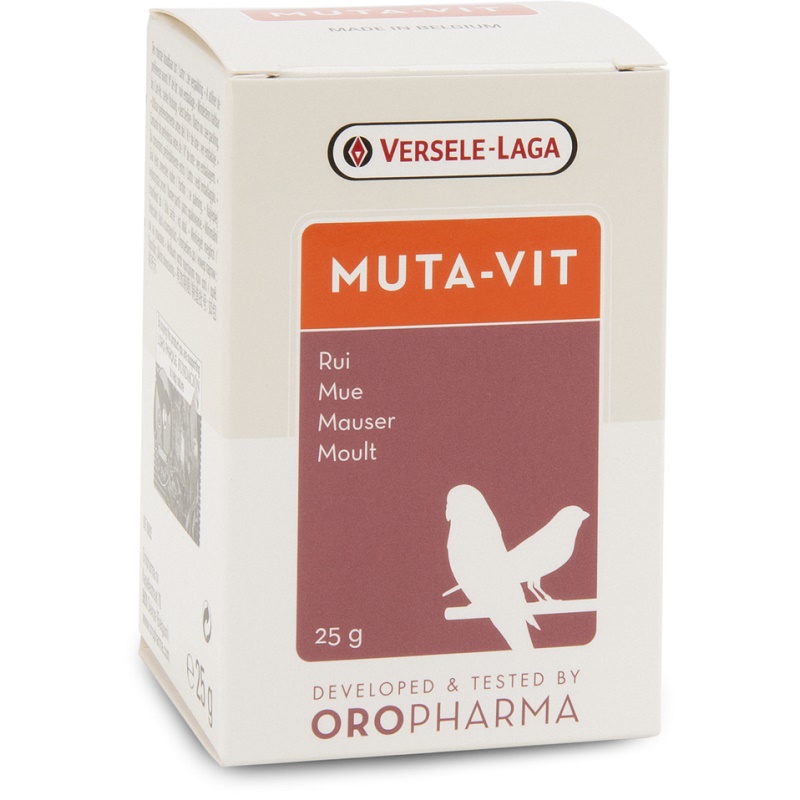 Versele-Laga Oropharma Muta-Vit /Комплекс От Витамини Аминокиселини И Микроелементи За Добро Оперение/-25гр Versele-Laga Oropharma Muta-Vit /Комплекс От Витамини Аминокиселини И Микроелементи За Добро Оперение/-25гр