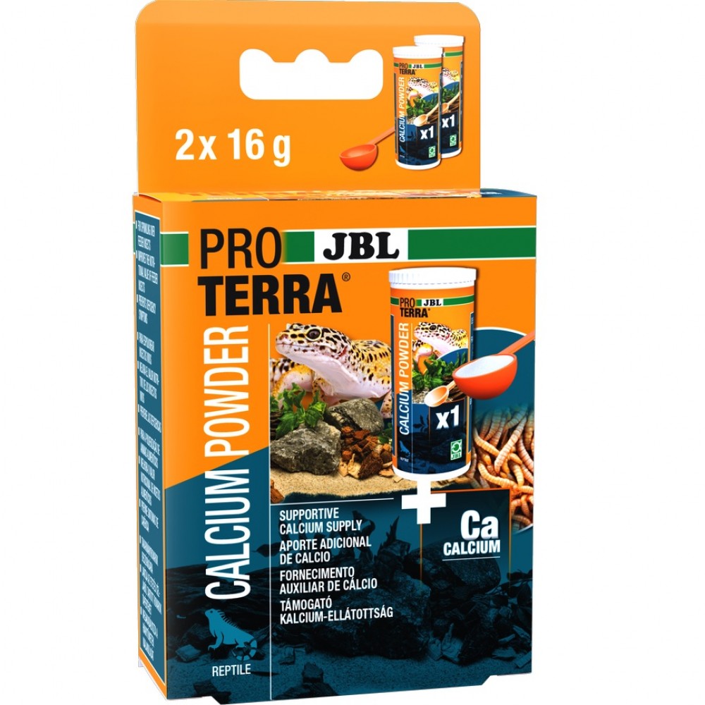 JBL PROTERRA CALCIUM POWDER /Калций На Прах За Влечуги И Земноводни/-2х16гр JBL PROTERRA CALCIUM POWDER /Калций На Прах За Влечуги И Земноводни/-2х16гр