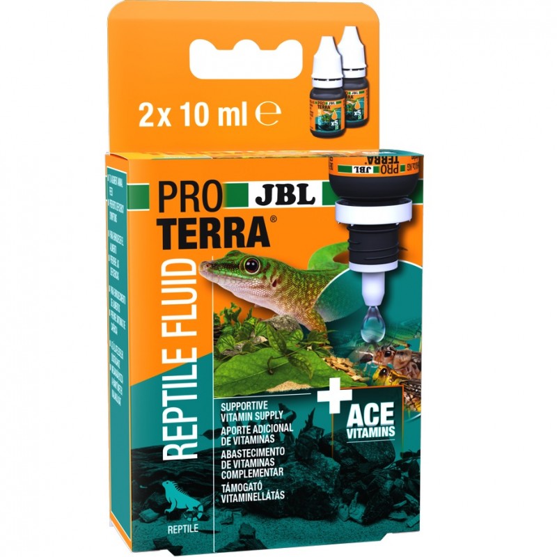 JBL PROTERRA REPTILE FLUID /Течни Основни Витамини И Микроелементи За Влечуги И Други Терариумни Животни/-2х10мл