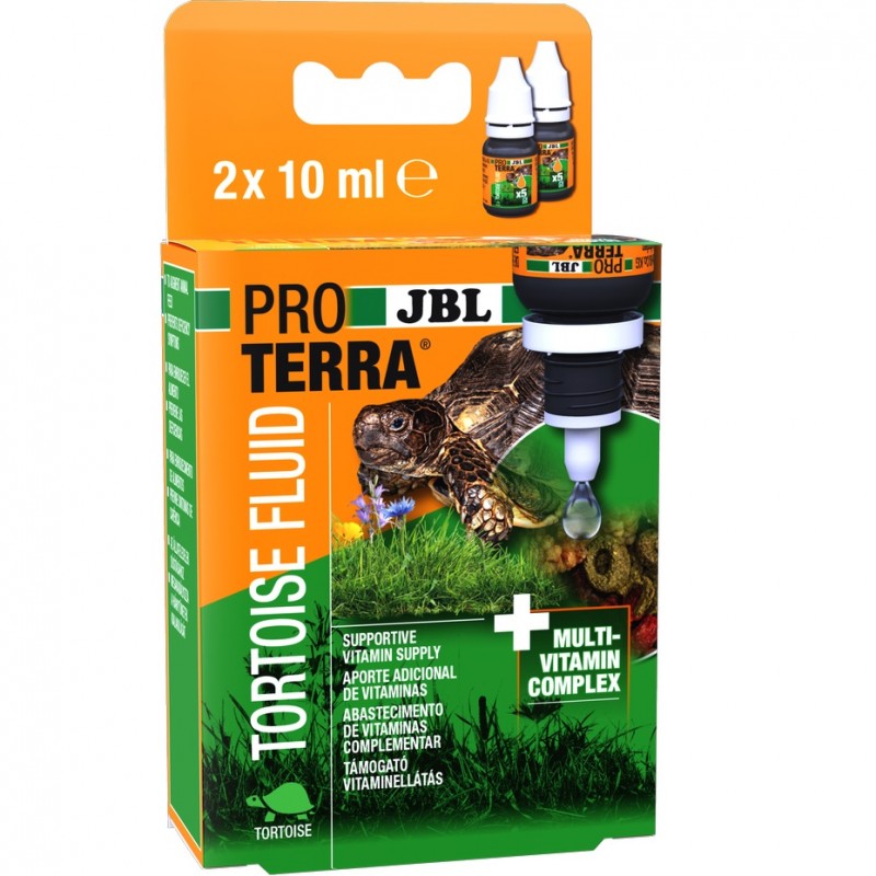 JBL PROTERRA TORTOISE FLUID /Течни Мултивитамини За Сухоземни Костенурки/-2х10мл JBL PROTERRA TORTOISE FLUID /Течни Мултивитамини За Сухоземни Костенурки/-2х10мл